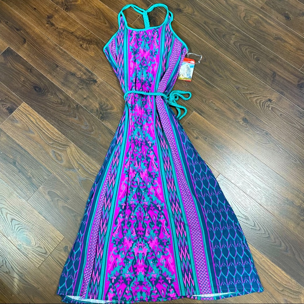 THE NORTH FACE Nicolette Maxi Dress Multicolor NWT